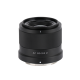 Lens af 20 mm f/2.8 fx with nikon z mount